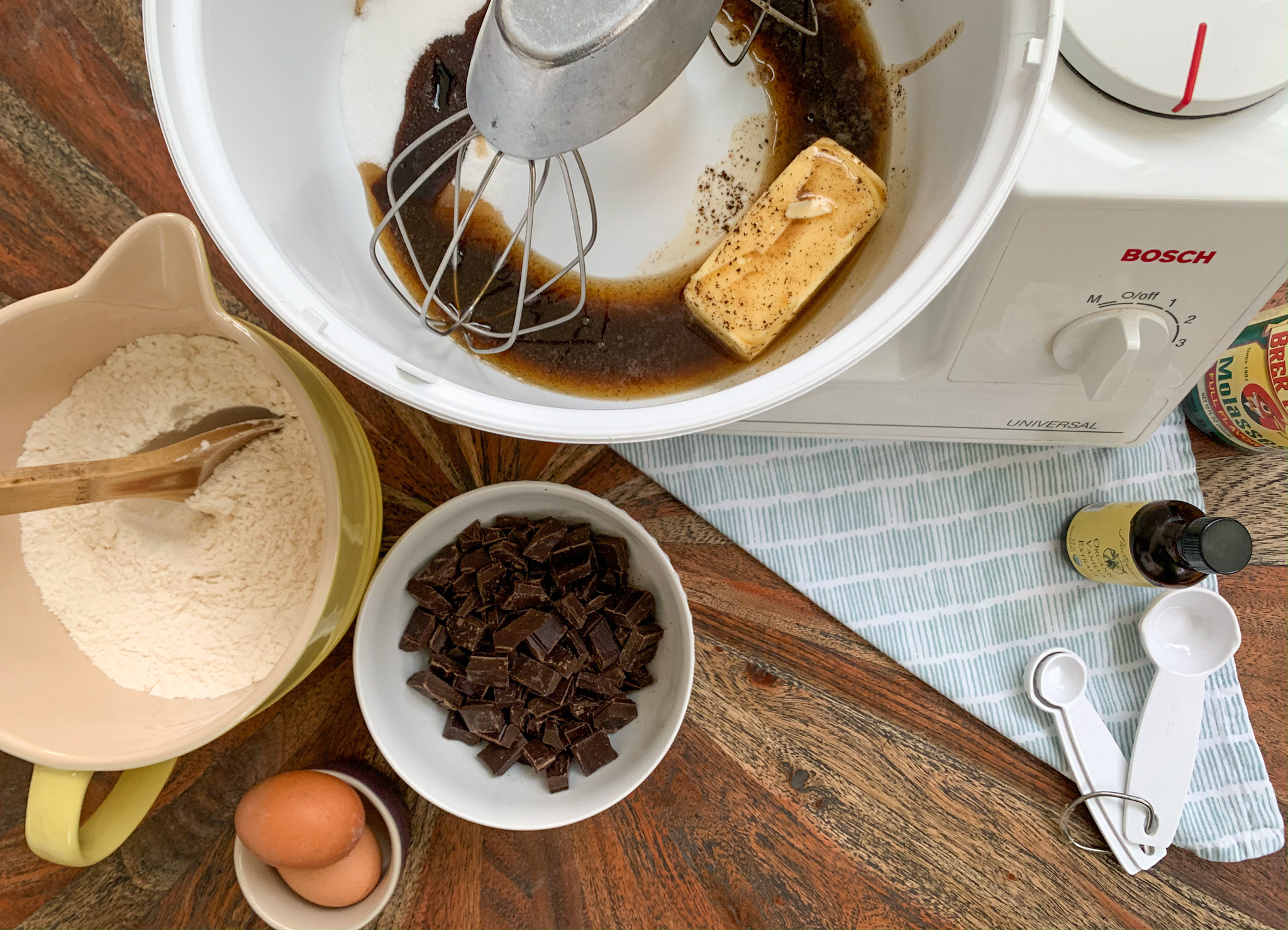 BrownButter Molasses Chocolate Chip Cookies russ + rye